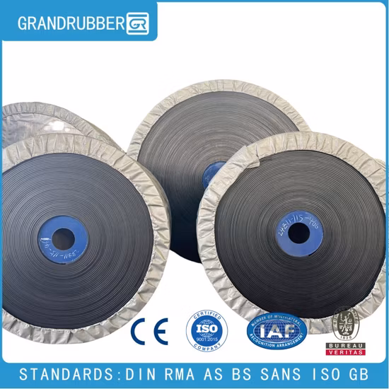 10MPa-24MPa Ep100-Ep400 Fabric Polyester Rubber Conveyor Belt