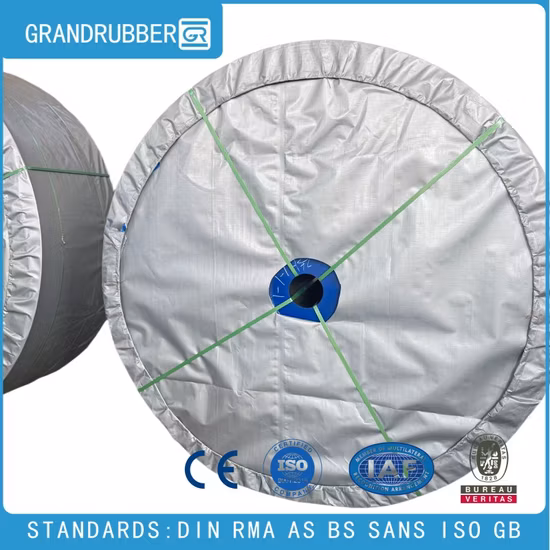 10MPa-24MPa Ep100-Ep400 Fabric Polyester Rubber Conveyor Belt