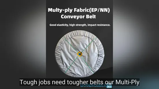 10MPa-24MPa Ep100-Ep400 Fabric Polyester Rubber Conveyor Belt